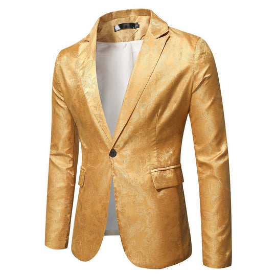 Herren eleganter Blazer mit Paisleymuster - Arvani