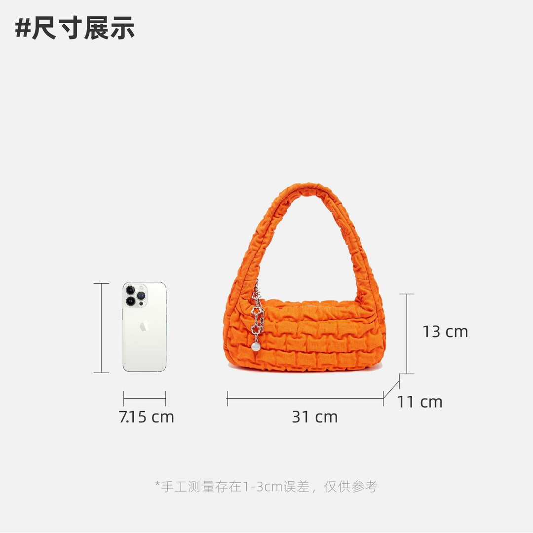 Damen modische Schultertasche mit auffälligem Volumen Nord Taschen
