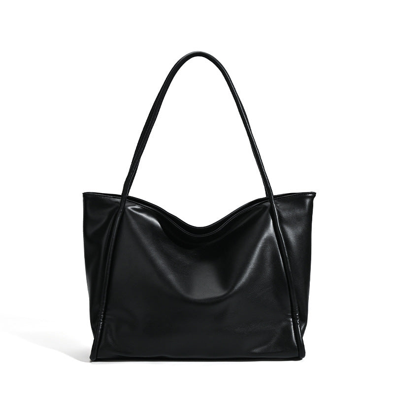 Damen Beuteltasche aus hochwertigem Kunstleder mit elegantem Faltendesign Nord Taschen