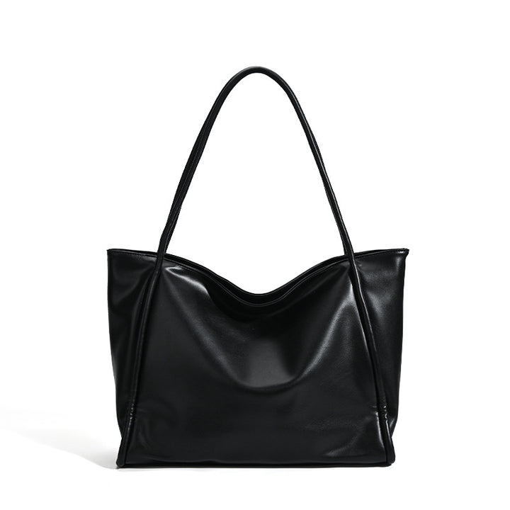 Damen Beuteltasche aus hochwertigem Kunstleder mit elegantem Faltendesign Nord Taschen