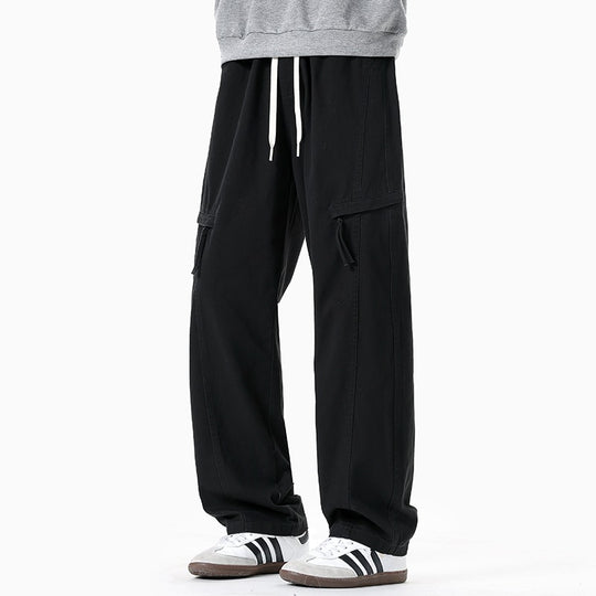 Herren Weite Cargo-Jogginghose im Baggy‑Schnitt mit Kordelbund & Mehrfachtaschen Nord Taschen