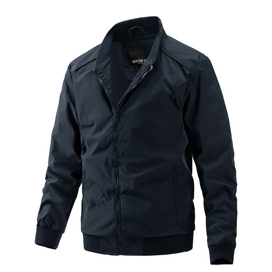 Herren Bomberjacke mit geripptem Bund und winddichtem wasserabweisendem Obermaterial Nord Taschen
