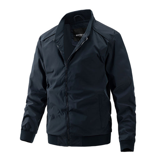 Herren Bomberjacke mit geripptem Bund und winddichtem wasserabweisendem Obermaterial Nord Taschen