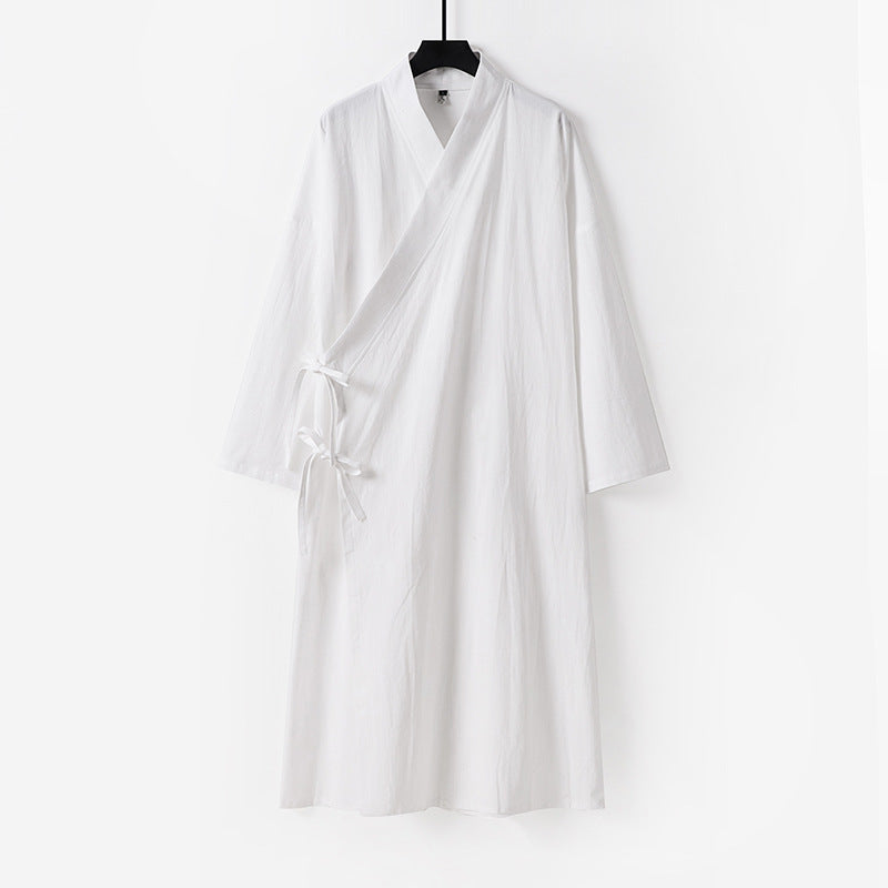 Unisex Langer Kimono-Mantel mit Bindeband, weitem Schnitt und minimalistischer Silhouette Nord Taschen