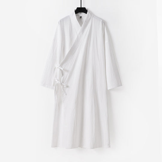 Unisex Langer Kimono-Mantel mit Bindeband, weitem Schnitt und minimalistischer Silhouette Nord Taschen