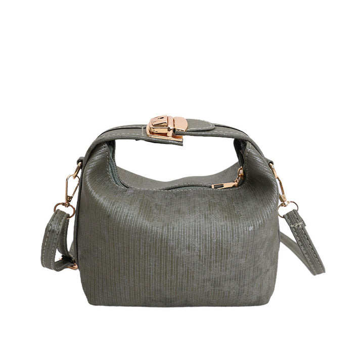 Damen elegante Handtasche mit strukturiertem Obermaterial Nord Taschen