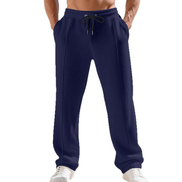Herren Sportliche Freizeithose mit elastischem Bund und strukturiertem GewNord Taschene