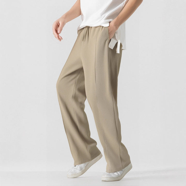 Herren Elegante, weite Freizeithose aus atmungsaktivem Gew Nord Taschene