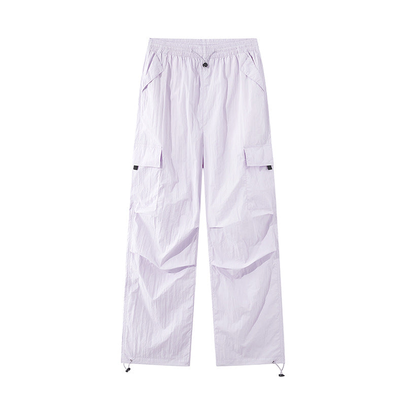 Unisex Leichte technische Cargo-Hose mit Kordelzug und verstellbarem Saum Nord Taschen