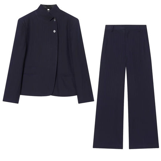 Damen 10+ hochtaillierte weite Palazzo‑Hose mit geradem Bund und seitlichen Eingrifftaschen Nord Taschen