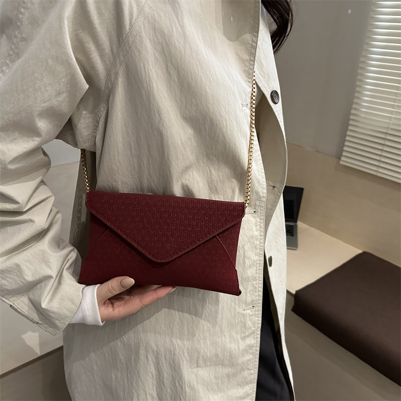 Damen Clutch mit schickem Umschlagverschluss Nord Taschen