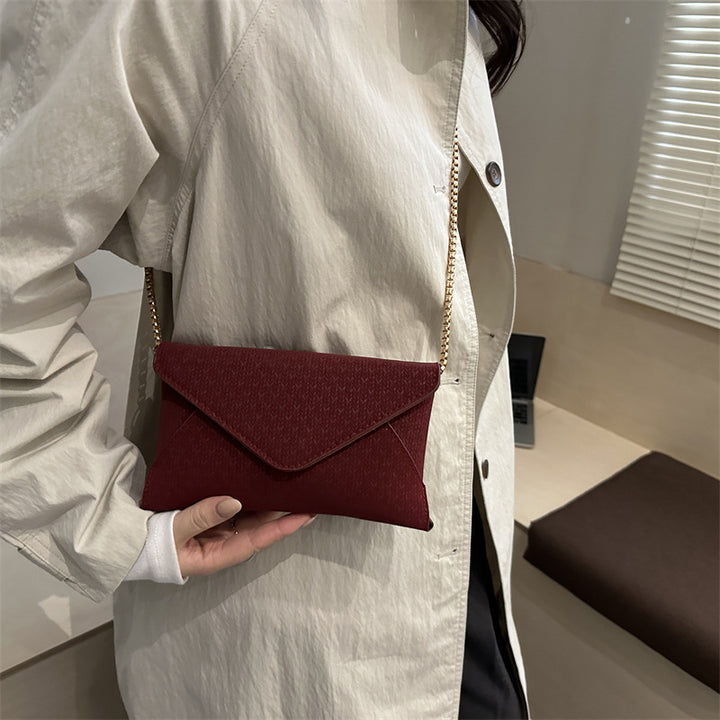 Damen Clutch mit schickem Umschlagverschluss Nord Taschen