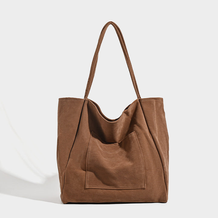 Damen große Beuteltasche aus weichem Wildleder Nord Taschen