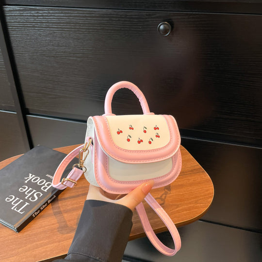 Damen Mini-Handtasche mit fröhlichem Kirschdesign und charmanten Anhängern Nord Taschen