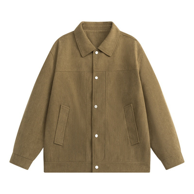 Herren Overshirt-Jacke im Utility-Design mit Druckknopfleiste und aufgesetzten Eingrifftaschen Nord Taschen