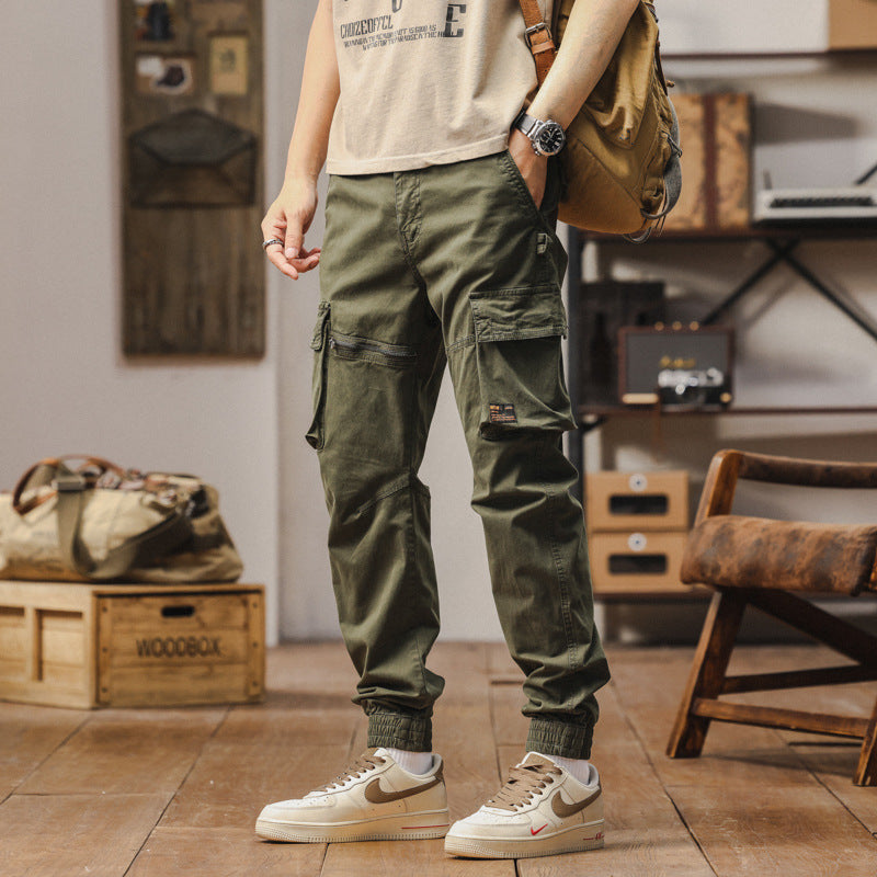 Herren Carpenter-Style Cargohose mit Zip-Knöchel, verstärkten Kniepaneelen und multifunktionalen Taschen Nord Taschen
