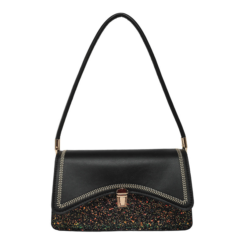 Damen elegante Umhängetasche mit funkelndem Pailletten-Design Nord Taschen