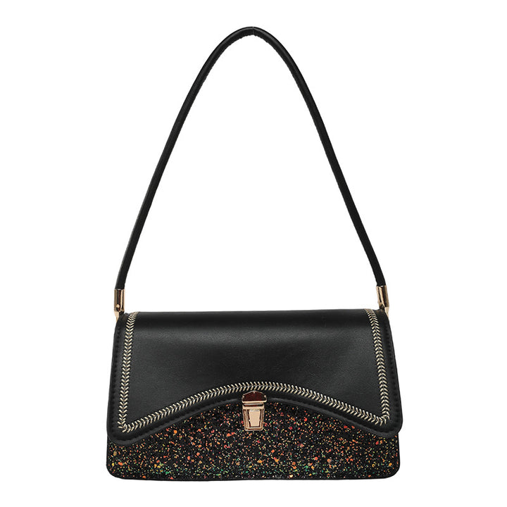 Damen elegante Umhängetasche mit funkelndem Pailletten-Design Nord Taschen