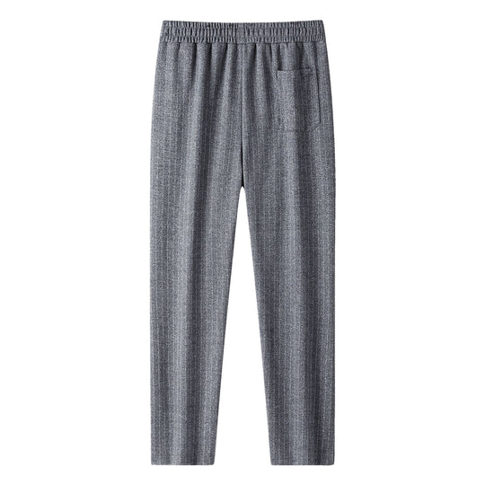 Damen Strick-Jogger mit Tunnelzug und feinem Nadelstreifen Nord Taschen
