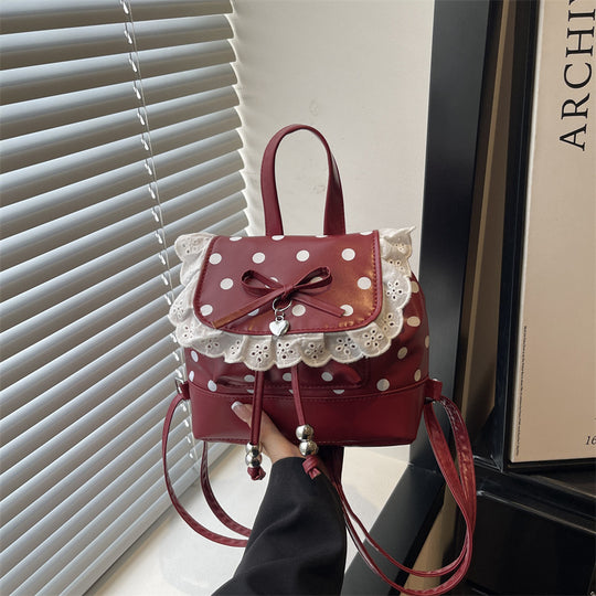 Damen Rucksackhandtasche mit verspieltem Puffärmel-Design Nord Taschen