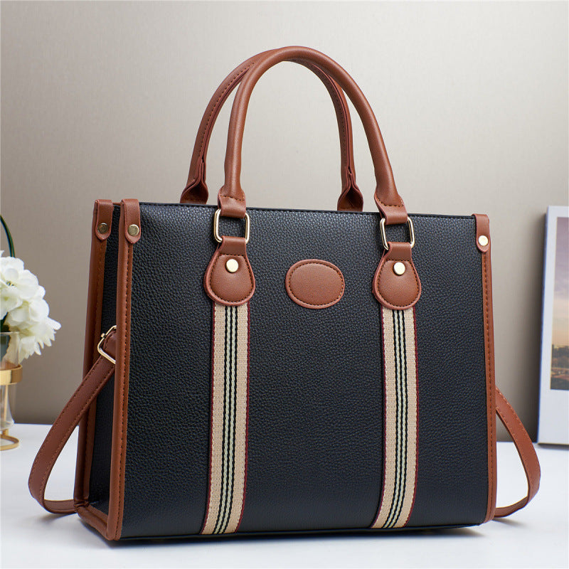 Damen elegante Handtasche mit luxuriösem Steppmuster und abnehmbarem Schultergurt Nord Taschen