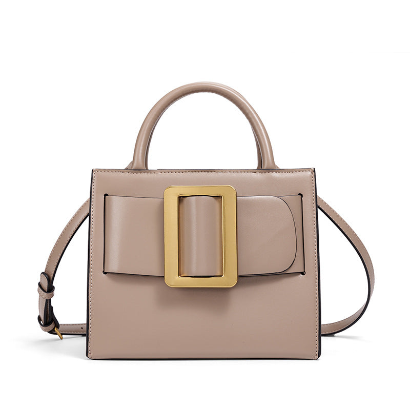 Damen Designer Handtasche mit markantem Schnallenverschluss Nord Taschen