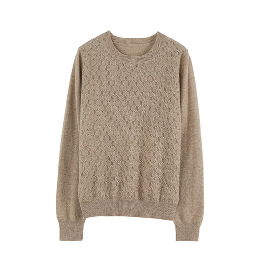 Damen Ultraleichter Mockneck-Pullover aus kaschmirähnlichem Feinstrick mit verlängerter Saumlinie Nord Taschen
