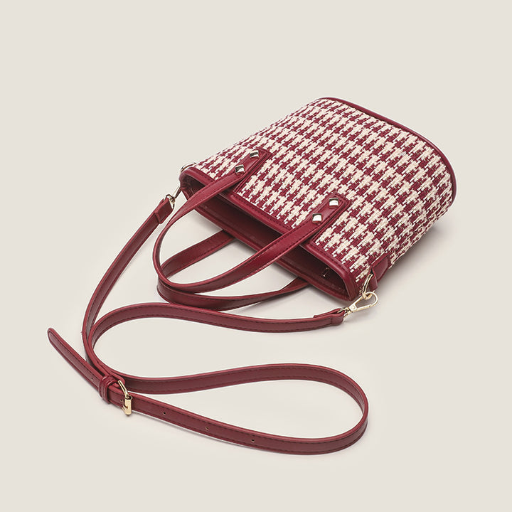 Damen Tote-Tasche mit elegantem Gewebe und stilvollen Akzenten Nord Taschen