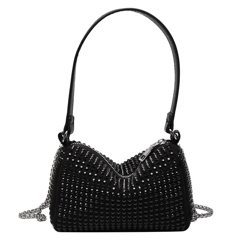 Damen Glamouröse Handtasche mit funkelnden Strassakzenten Nord Taschen