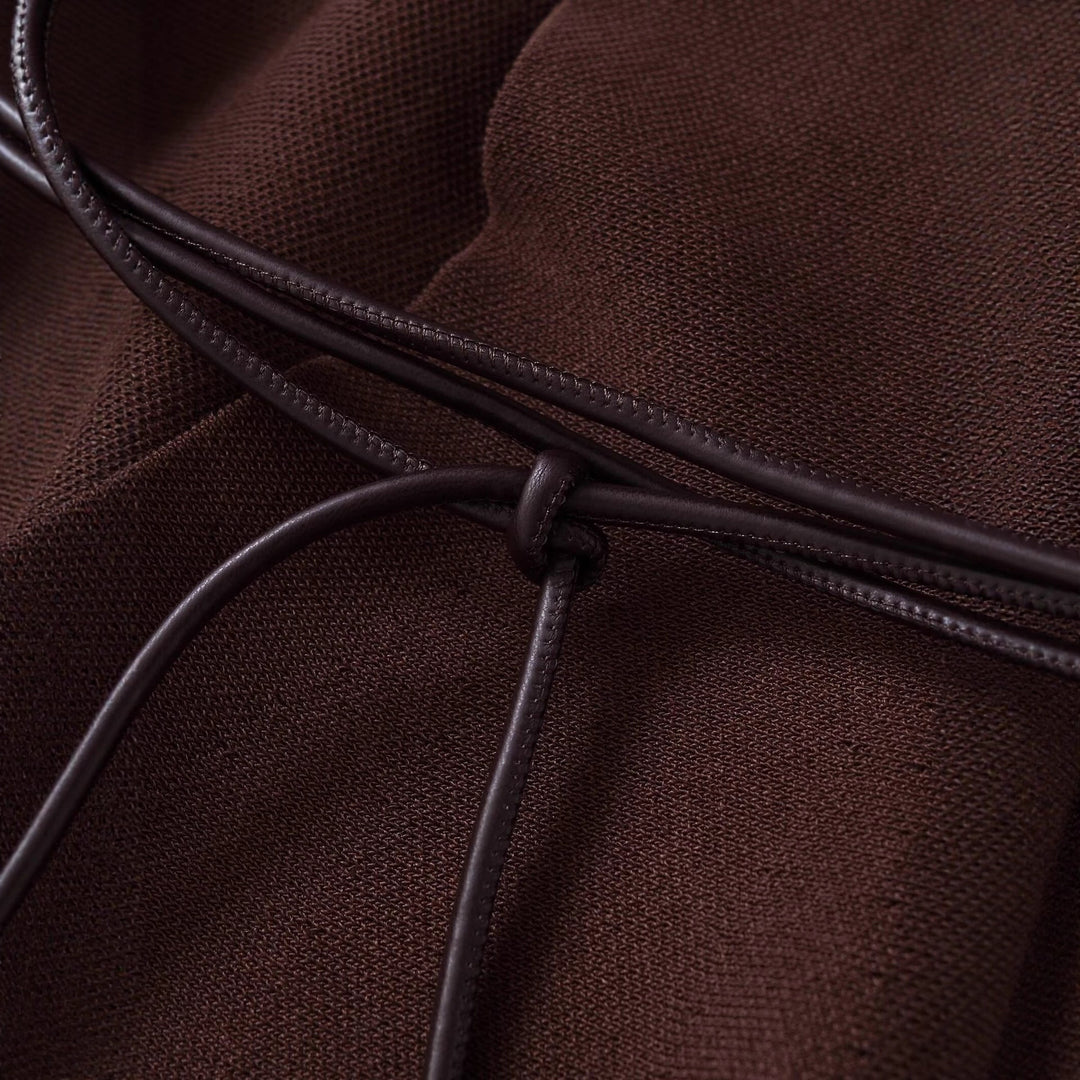Damen Wickelcardigan aus Feinstrick mit Kimonoärmeln und Taillengürtel Nord Taschen