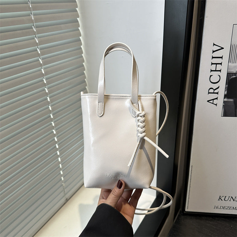 Damen Mini-Handtasche mit innovativem Kordelzug Nord Taschen