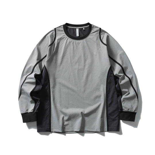 Unisex Funktionales Longsleeve im Oversize-Layering-Stil mit Flachnähten und Rippbündchen Nord Taschen