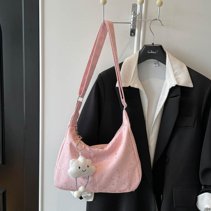 Damen Umhängetasche mit niedlichen Tierdetails und glänzendem Obermaterial Nord Taschen