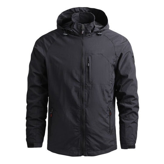 Herren Leichte Outdoor-Jacke mit hohem Kragen und praktischen Taschen Nord Taschen