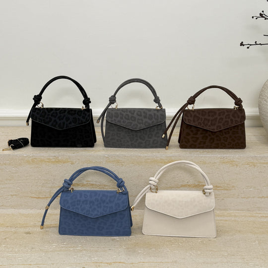 Damen Umhängetasche mit elegantem Leopardenmuster und abnehmbarem Schulterriemen Nord Taschen