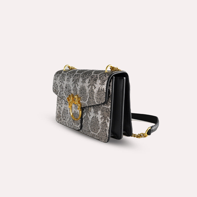 Damenhandtasche im Schlangenleder-Look mit luxuriösen Details Nord Taschen