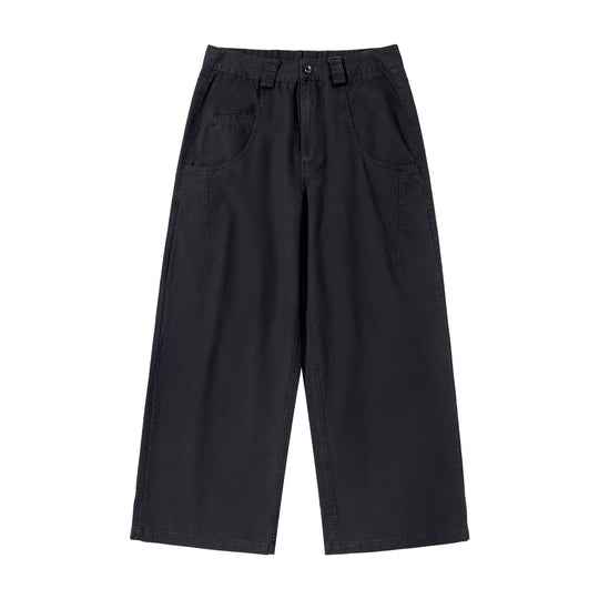 Damen High‑Waist Utility‑Culotte mit weitem Bein und aufgesetzten Taschen Nord Taschen