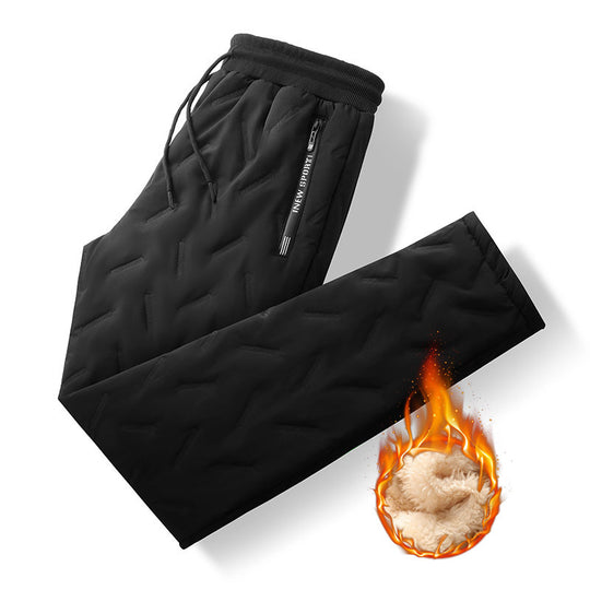 Herren Gepolsterte Thermo-Jogginghose mit Steppstruktur und Teddyfutter Nord Taschen