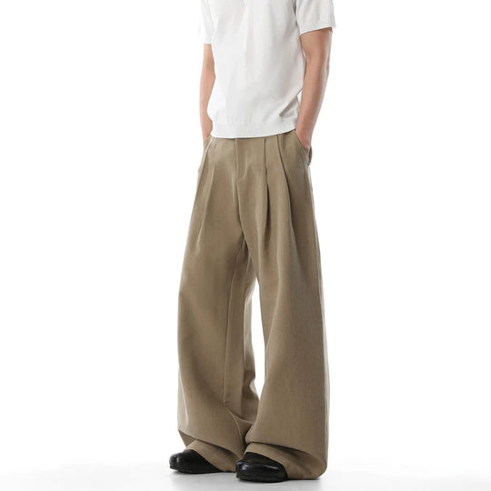 Damen Weit geschnittene Leinenhose Nord Taschen