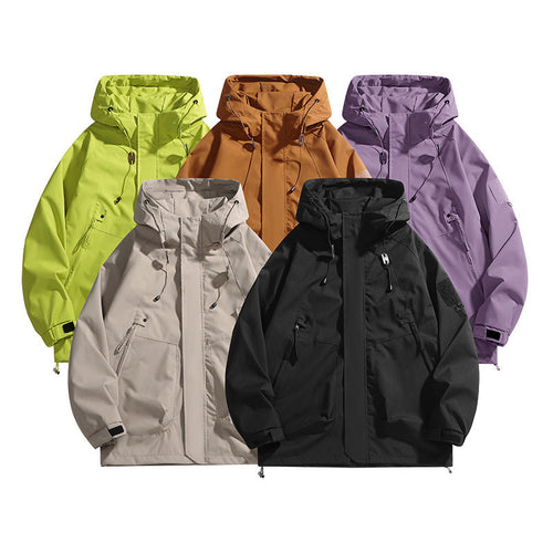 Damen Outdoor-Jacke mit verstellbarer Kapuze und atmungsaktiven Einsätzen Avellé