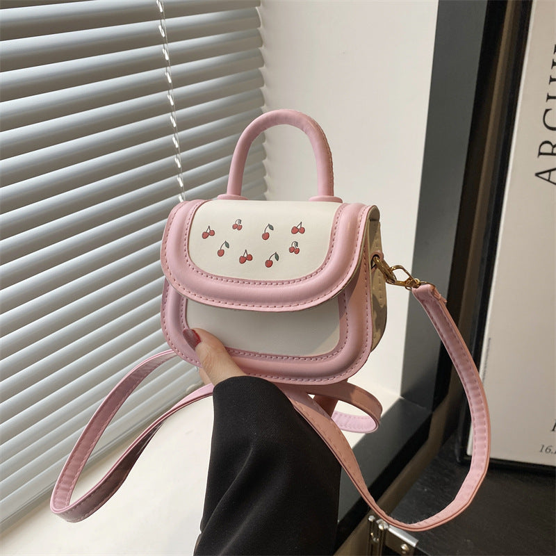 Damen Mini-Handtasche mit verspieltem Kirschmotiv Nord Taschen