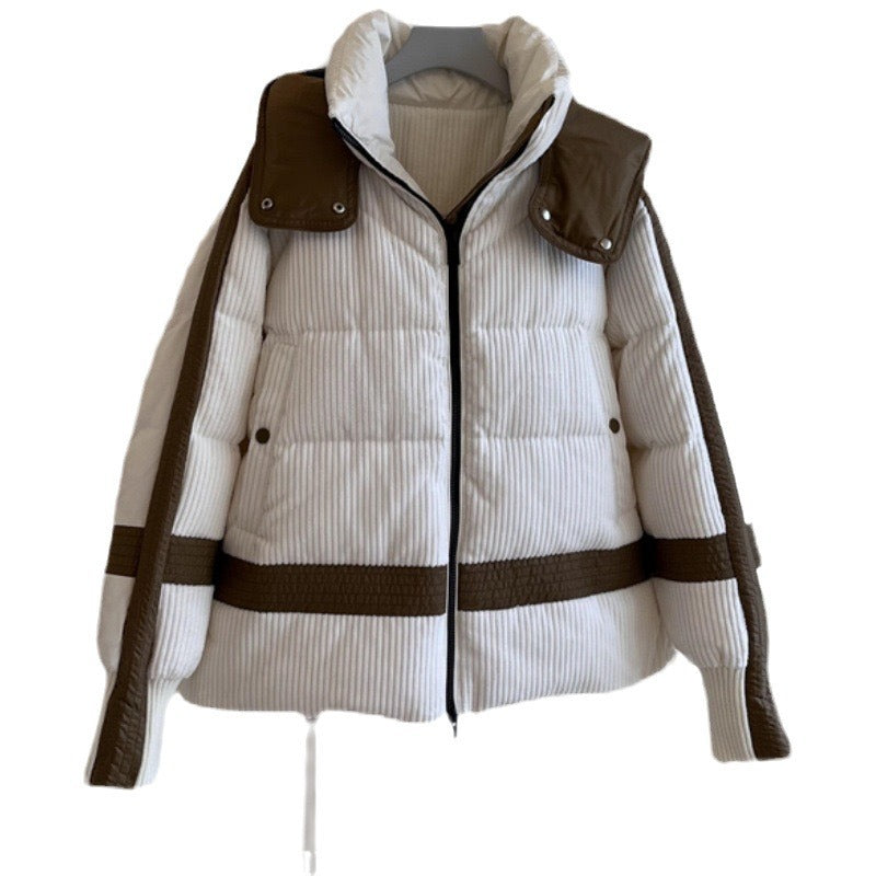 Damen Urbaner Steppmantel mit hohem Kragen Nord Taschen