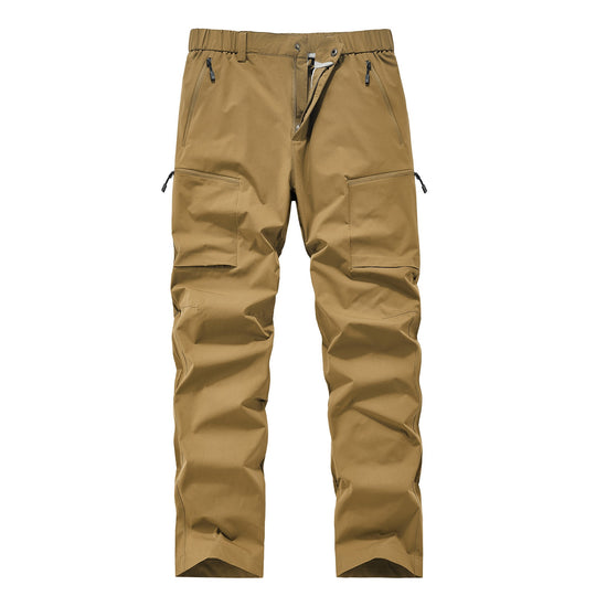 Herren Multifunktionale Cargo-Reisehose mit elastischem Bund, Reißverschlusstaschen und Knieverstärkung Nord Taschen