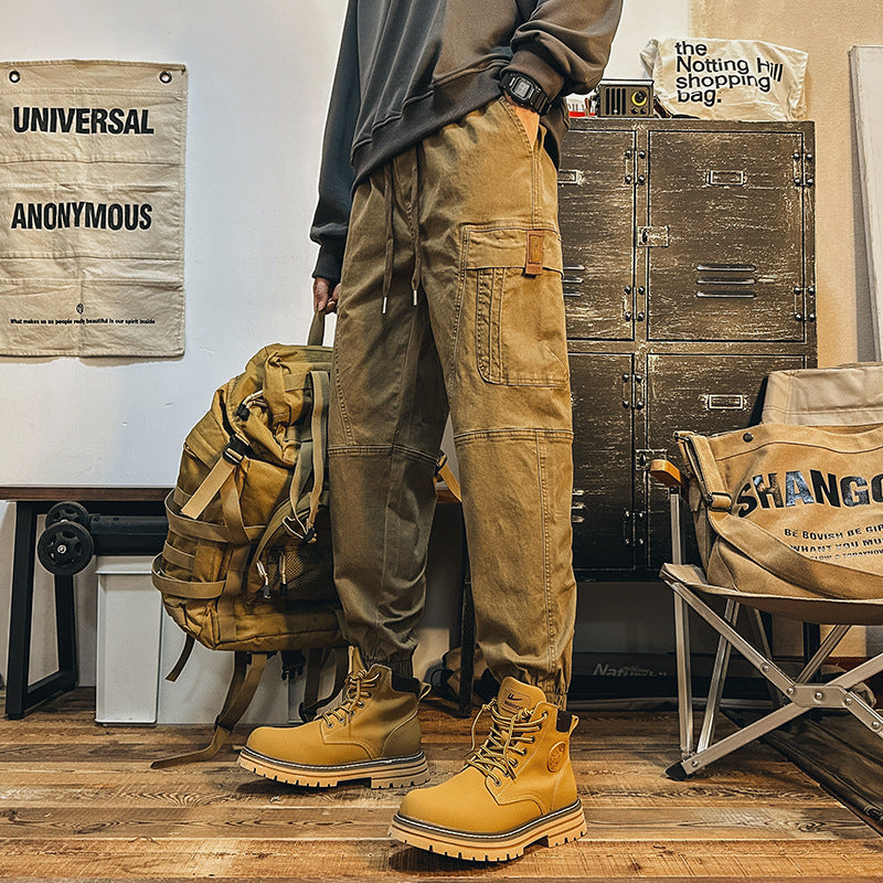 Herren Cargohose im urbanen Utility‑Stil mit elastischem Bund und Bündchen Nord Taschen