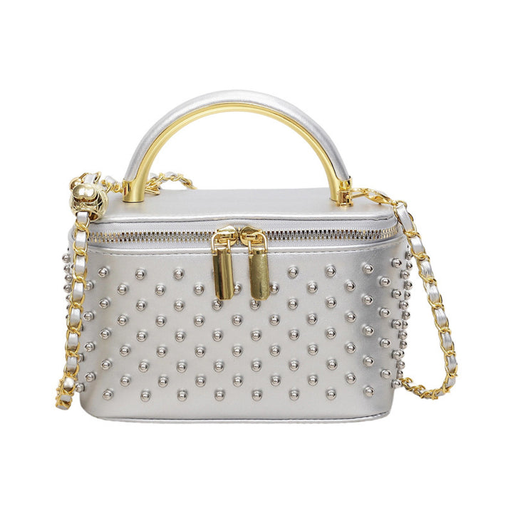 Damen modische Handtasche mit Nietenakzenten Nord Taschen