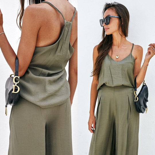 Damen luftiges Lagenlook Ensemble Nord Taschen