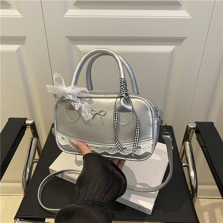 Damen Handtasche mit verspieltem Schleifendesign Nord Taschen