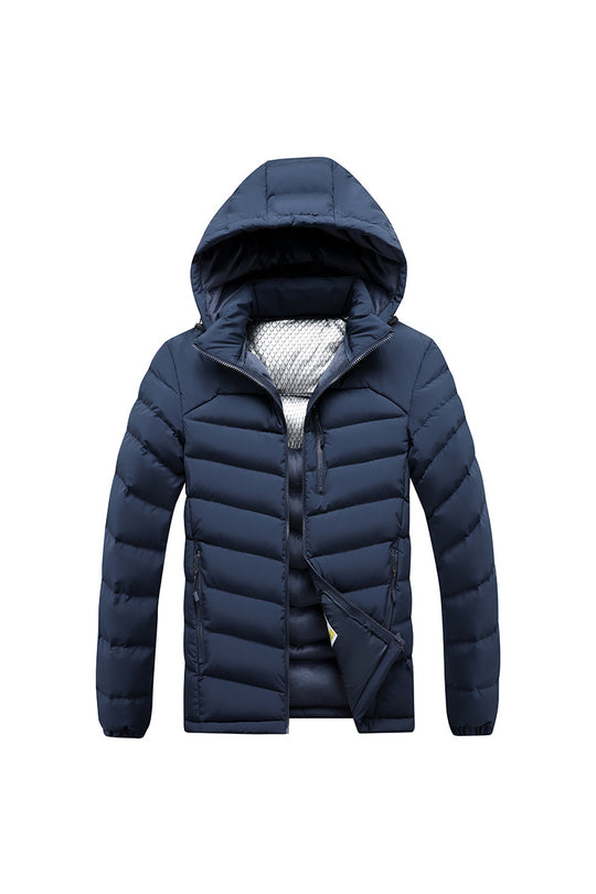 Herren Isolierte Steppjacke mit Kapuze und Thermoreflect-Innenfutter Nord Taschen