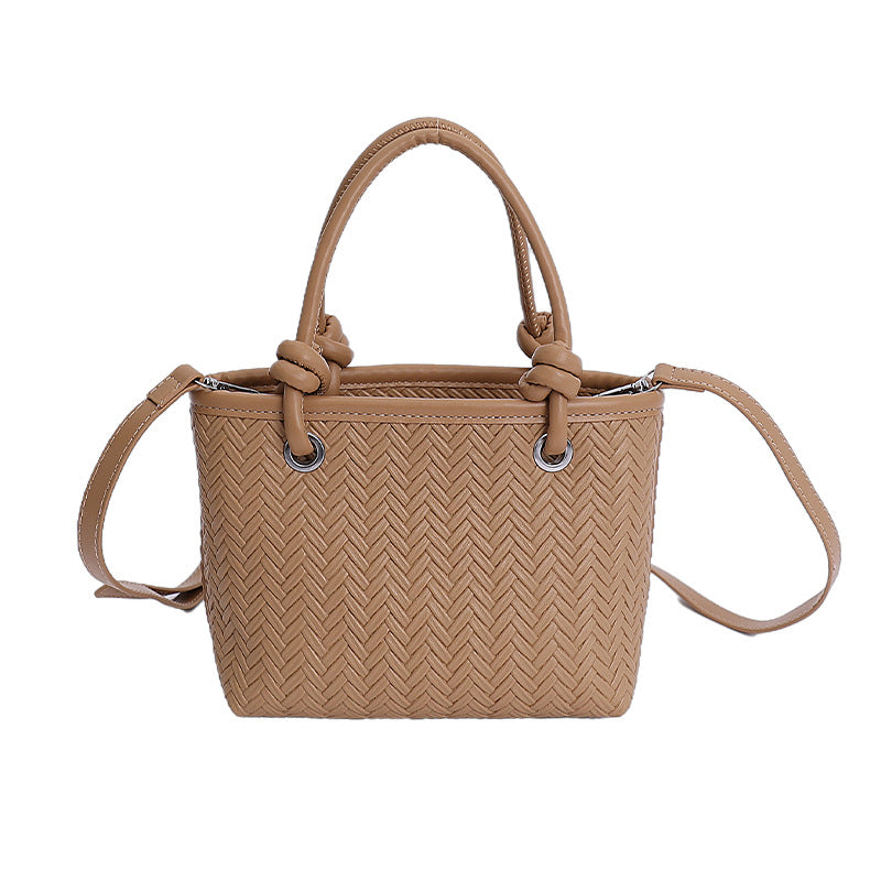 Damenhandtasche im modernen geflochtenen Design Nord Taschen