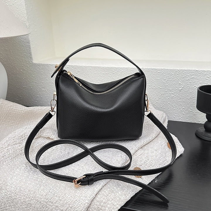 Damen stilvolle Handtasche mit elegantem Reißverschluss Nord Taschen